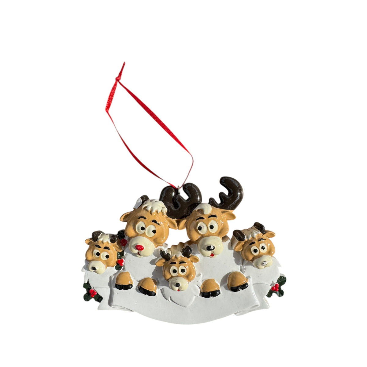 Reindeer family ornament