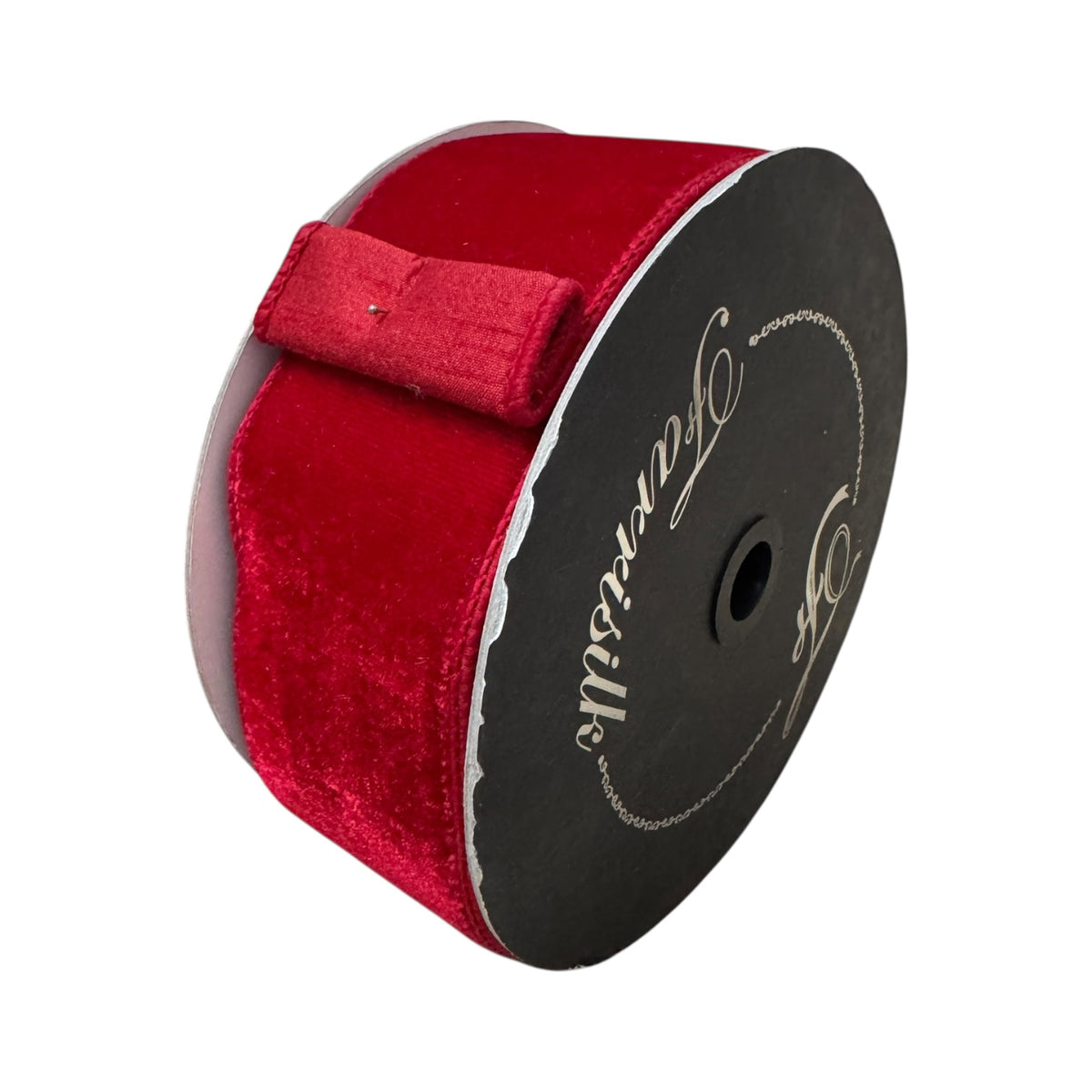 Red Velvet wire ribbon 2.5”