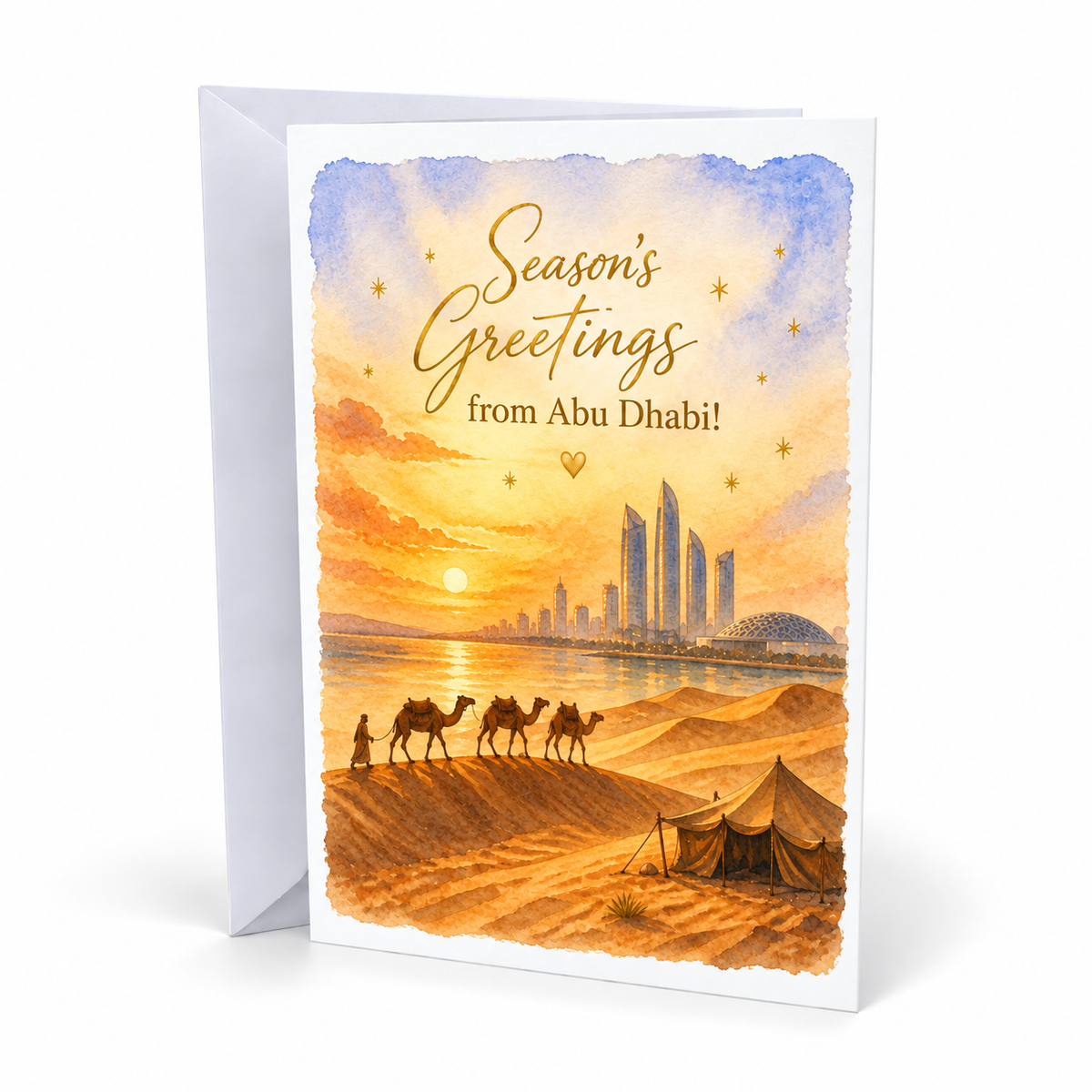 Abu Dhabi Greeting card