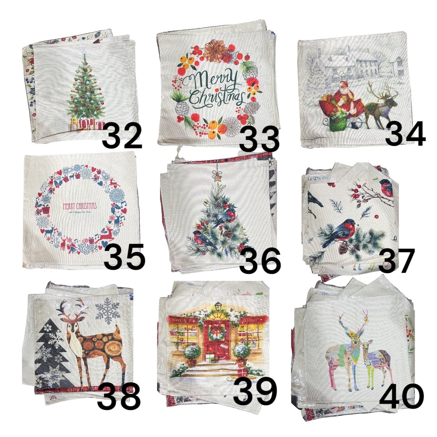 Christmas cushions