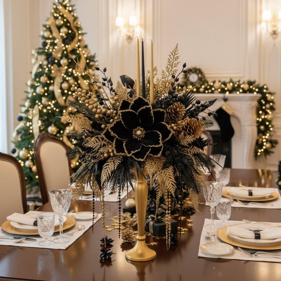 Custom arrangement in Black and Gold
