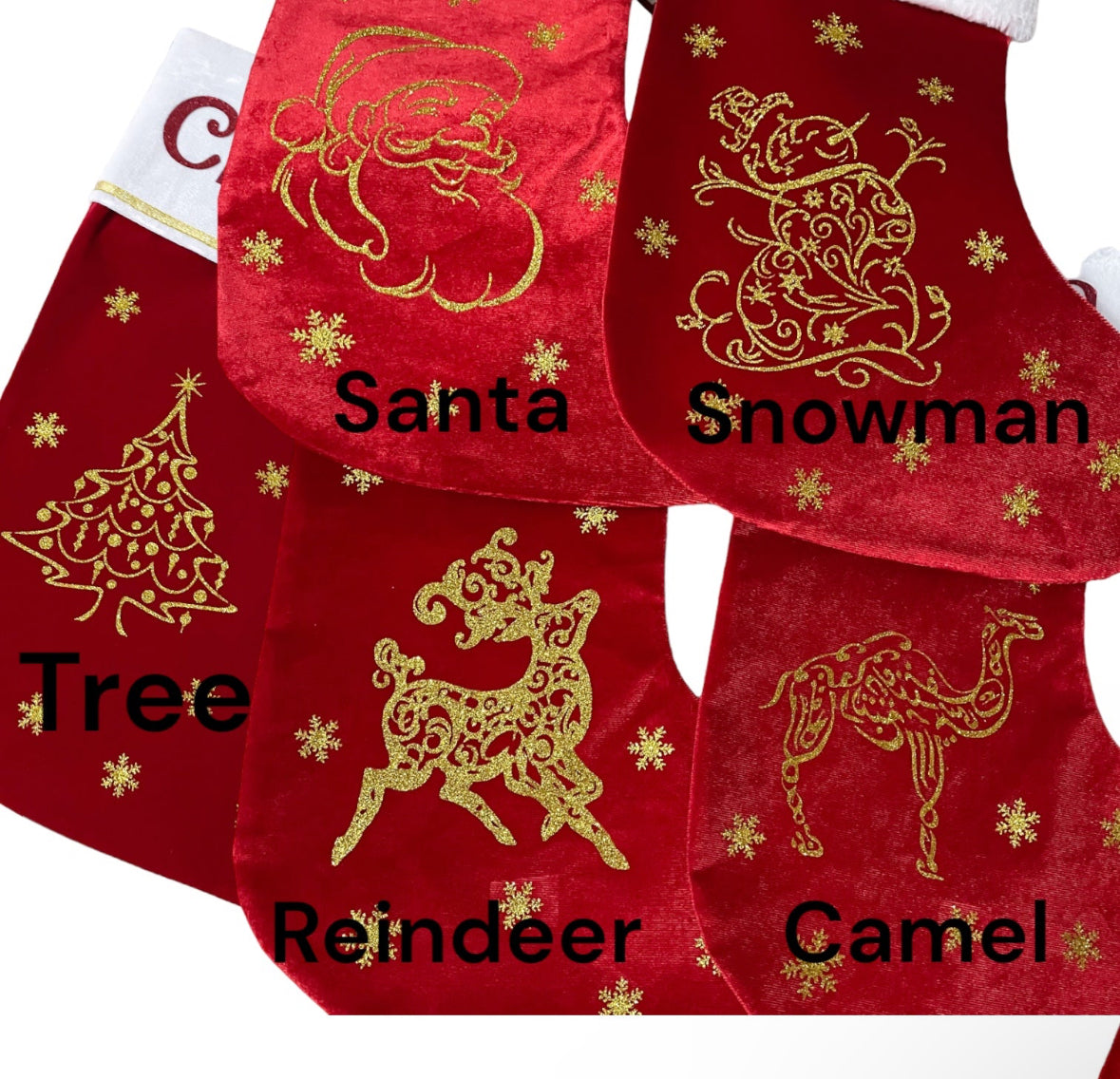 White velvet stockings with white fur