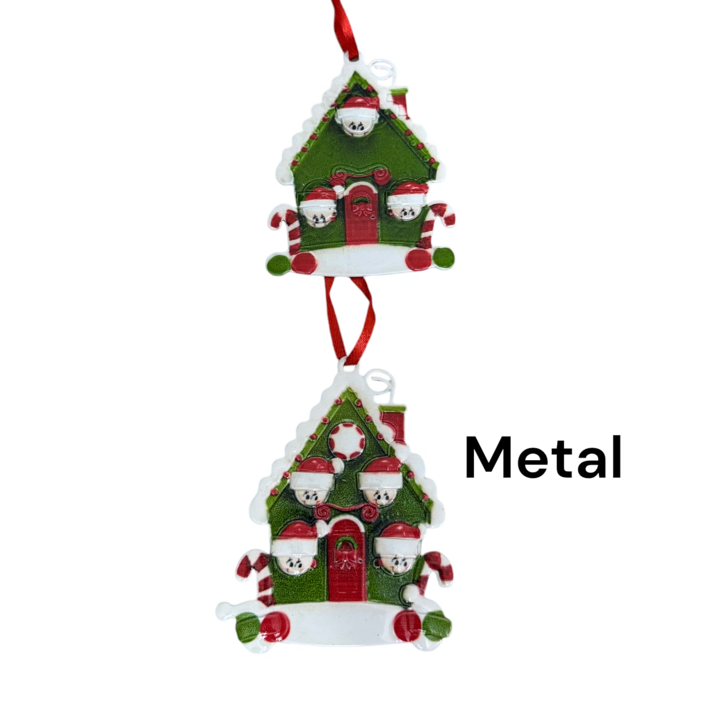 Personalised house ornament - metal.