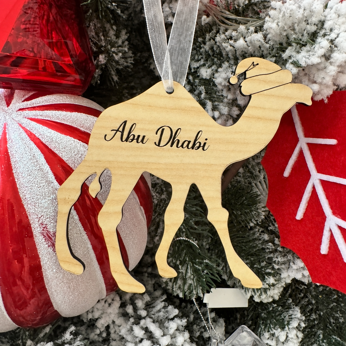 Abu Dhabi Wood ornament (no year)