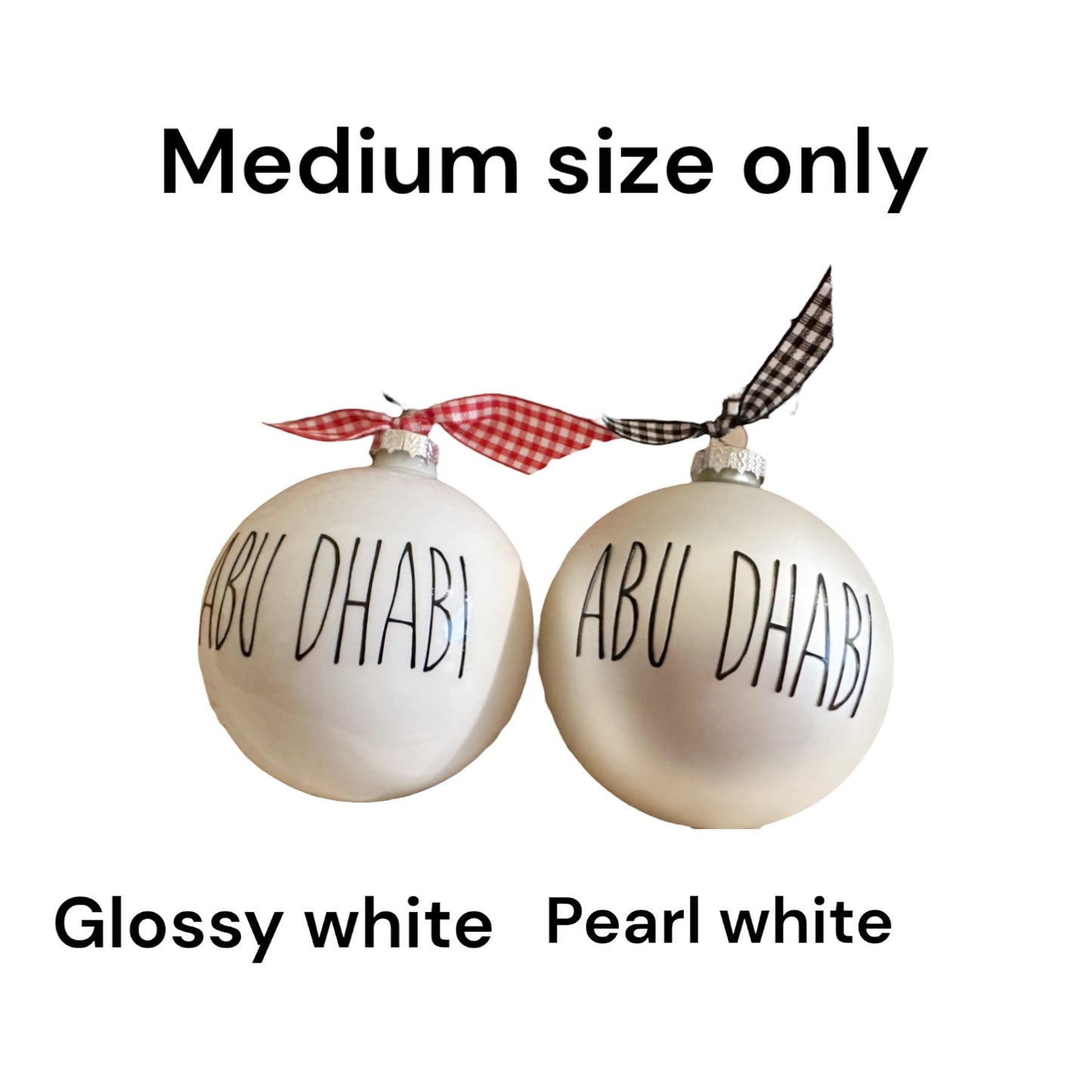 Personalised Name Glass Bauble