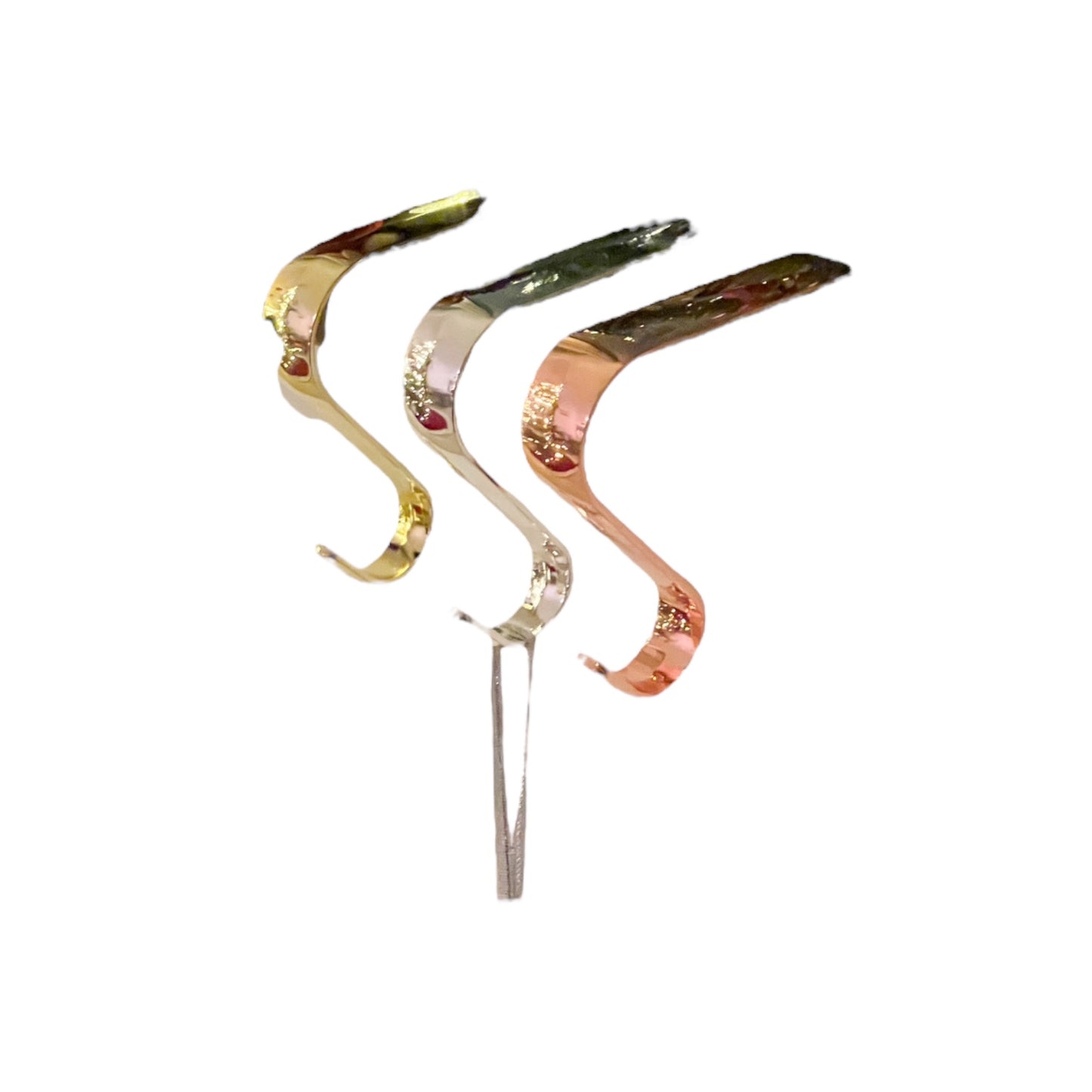 Stocking hooks - gold, silver, rose gold