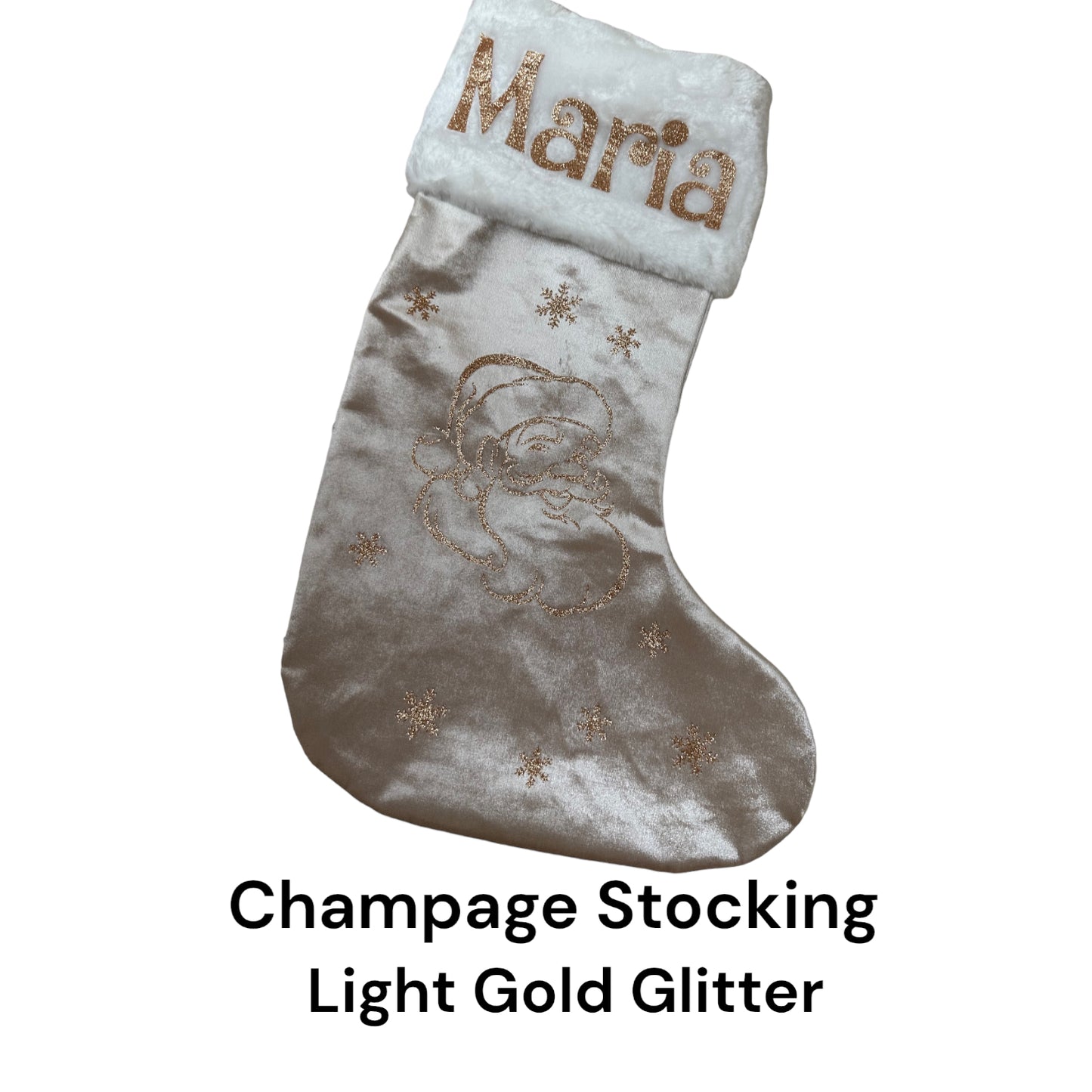 Luxury Velvet Stockings, Gold, Champagne, Silver, Light Gold, Rose Gold, White
