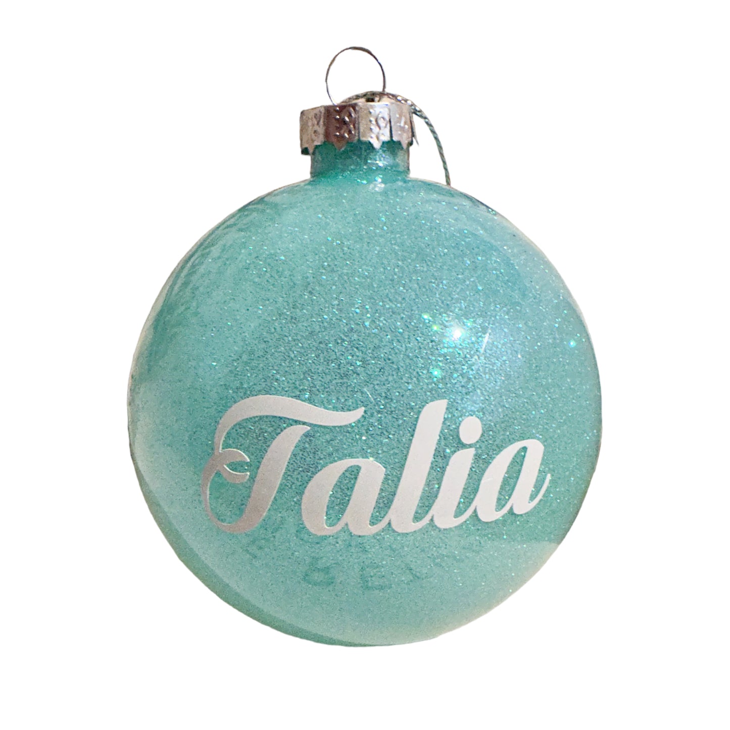 Personalised Name Glass Bauble