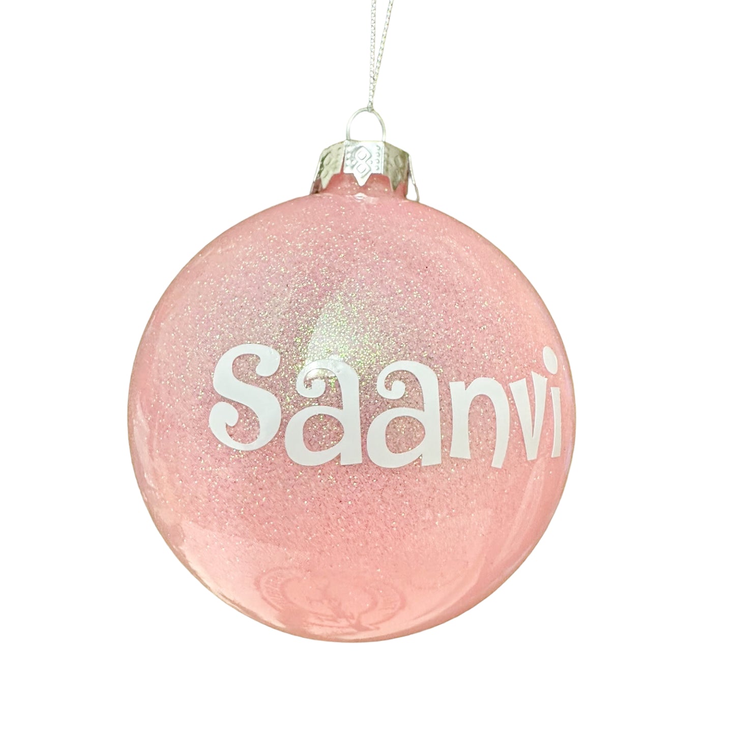 Personalised Name Glass Bauble