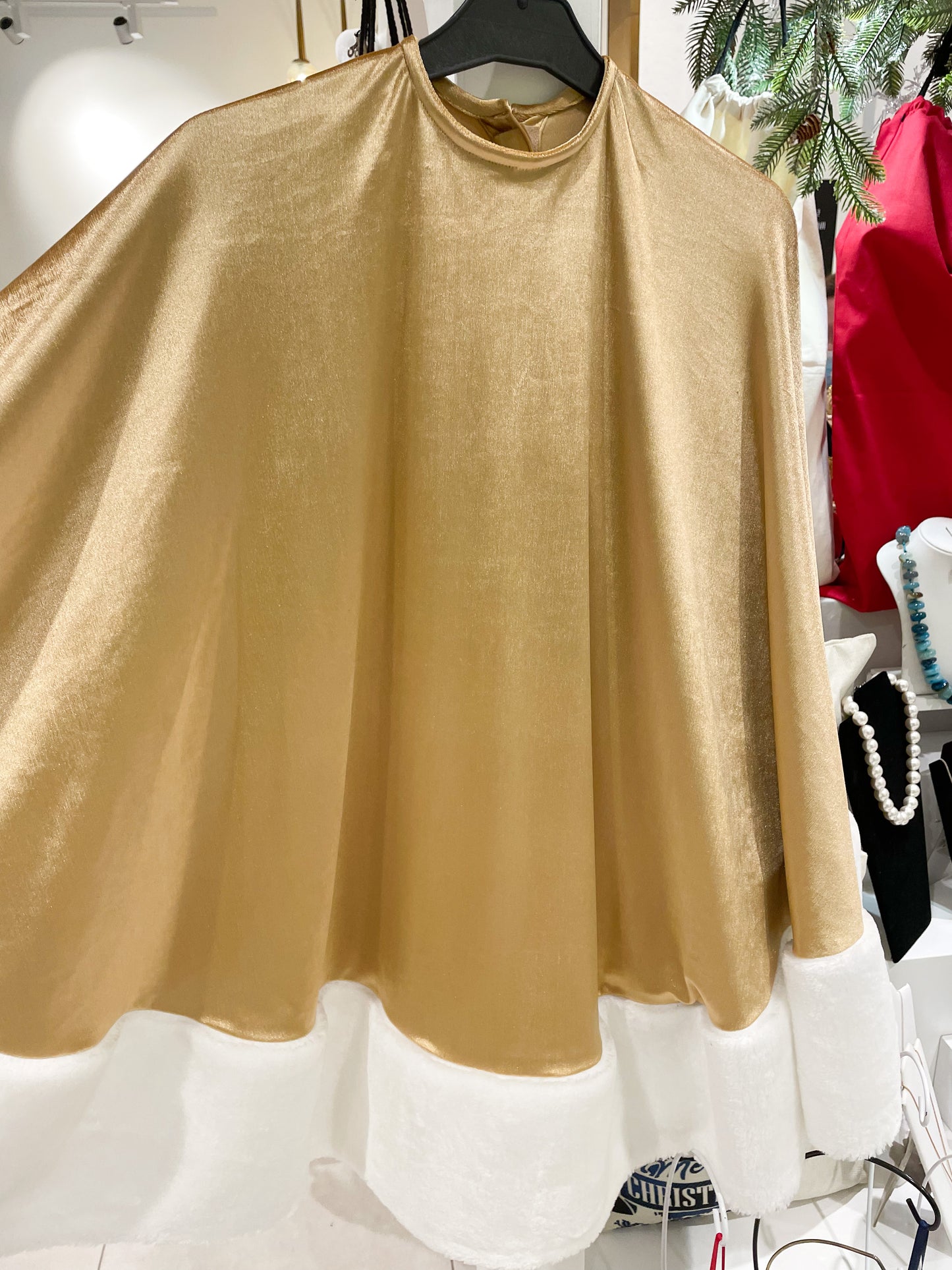 Gold Christmas Tree Skirt