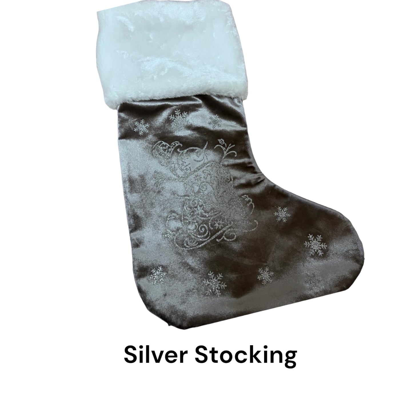 Luxury Velvet Stockings, Gold, Champagne, Silver, Light Gold, Rose Gold, White