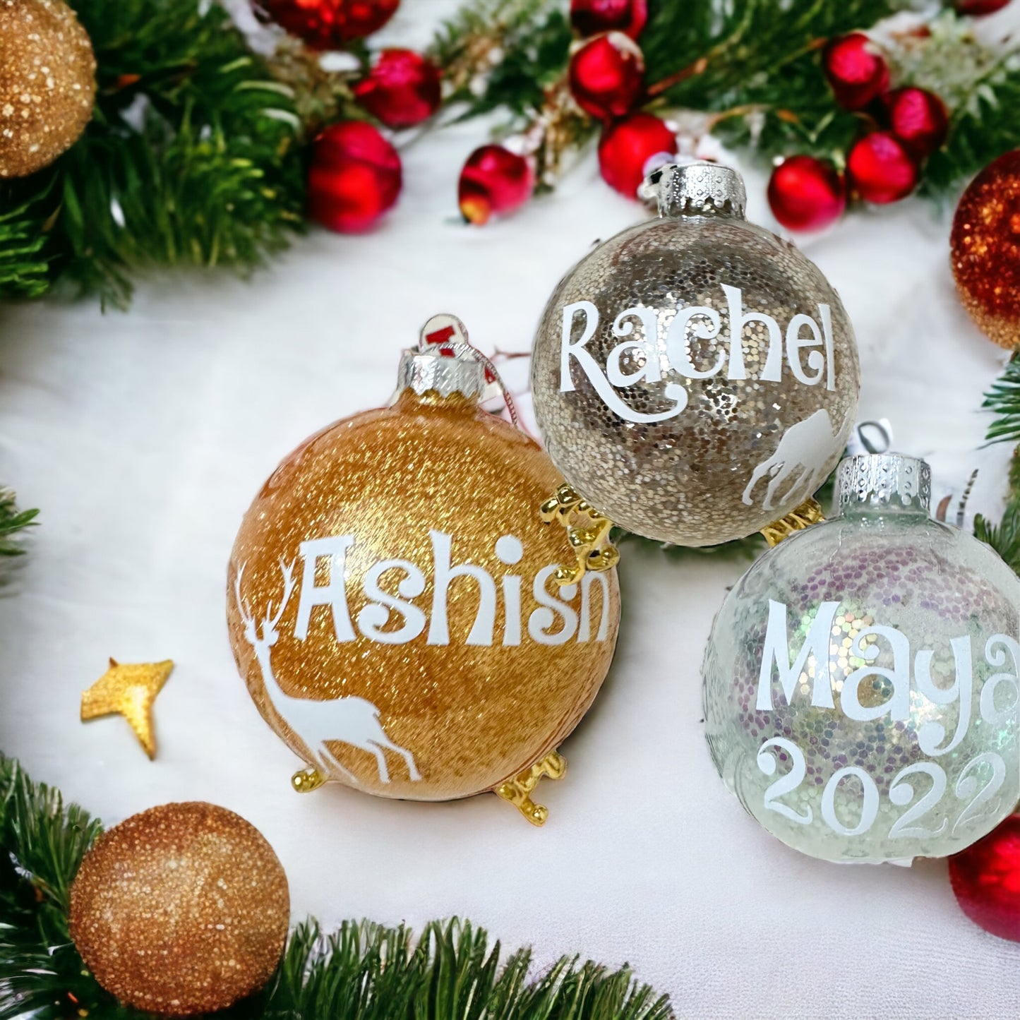 Personalised Confetti Bauble
