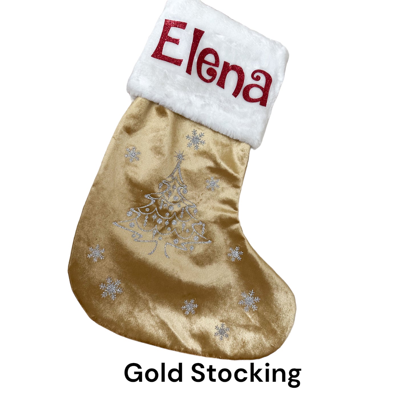 Luxury Velvet Stockings, Gold, Champagne, Silver, Light Gold, Rose Gold, White