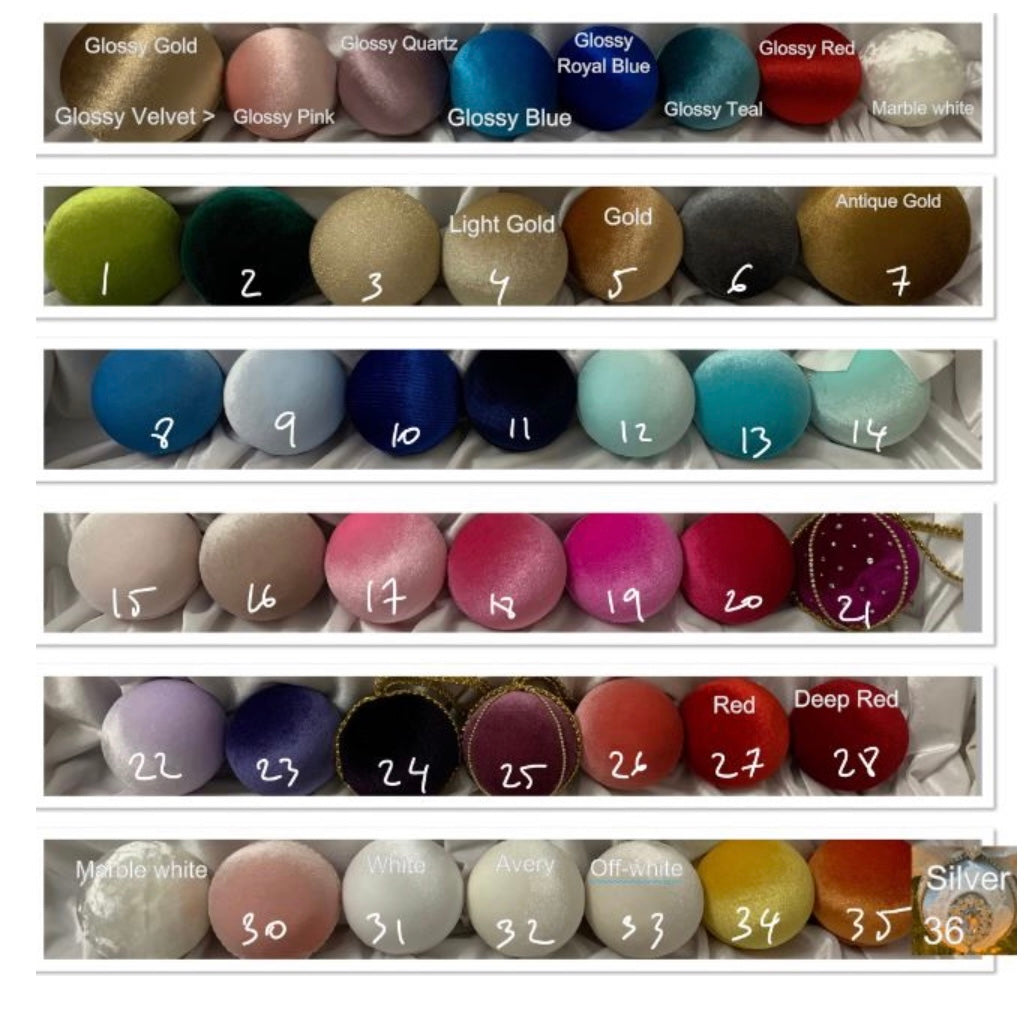 Emma Collection - Velvet Baubles