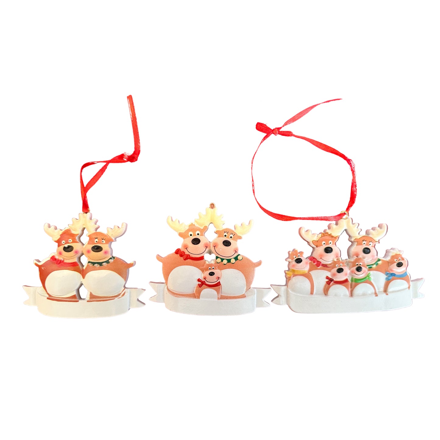 Personalised Christmas Ornaments - Deers