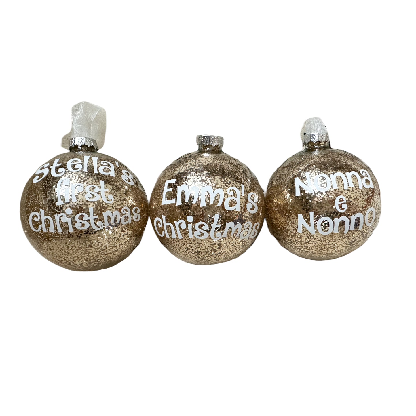 Personalised Confetti Bauble