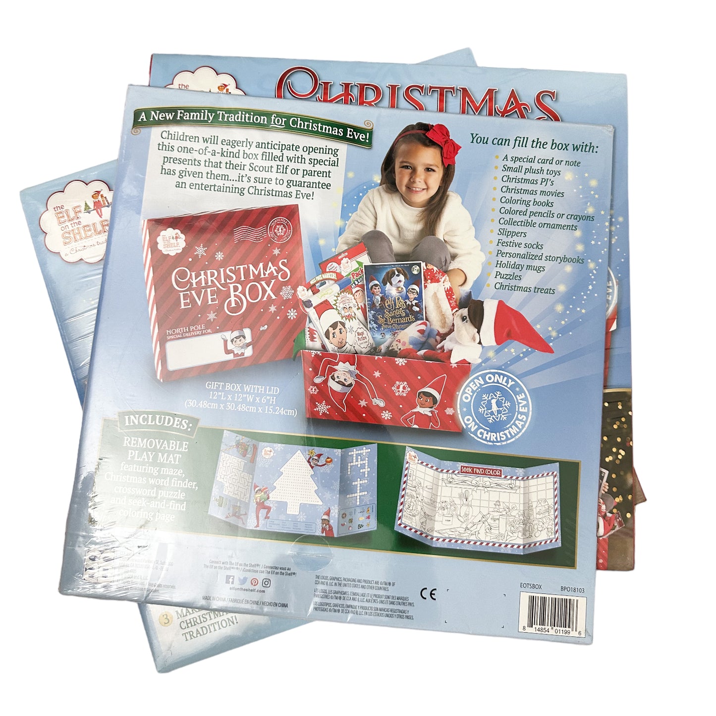 Elf Christmas Box - cardboard
