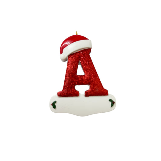 Alphabet Christmas Ornament