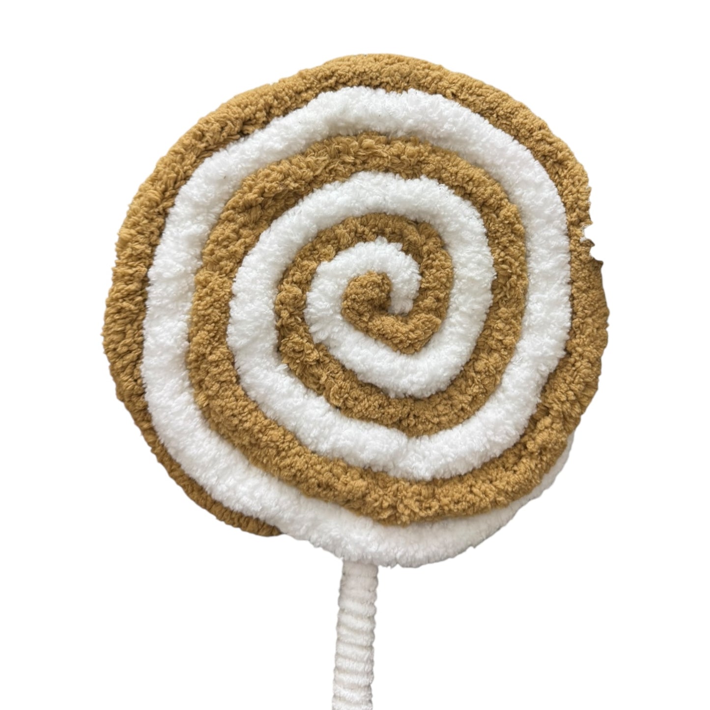 Giant Gingerbread White and Brown lollipops