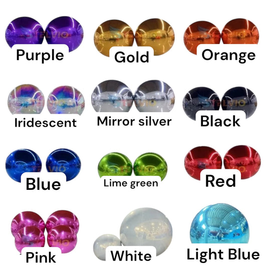 Pre sale Giant Mirror Inflatable Baubles- many colors and sizes