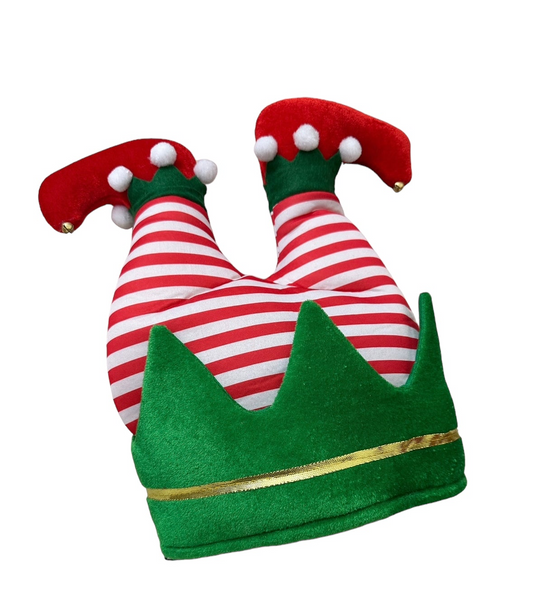 Red stripes Elf Hat