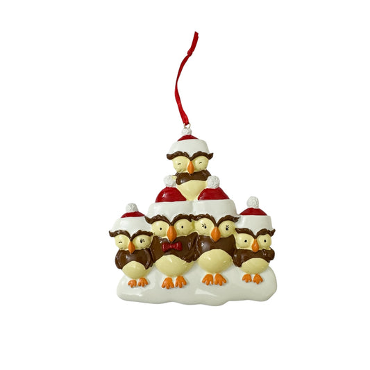 Owel ornament - 5 people