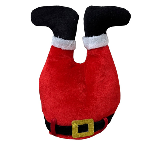 Upside down Santa pants Christmas Hat