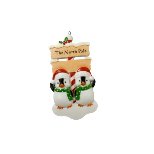 Christmas penguin ornament