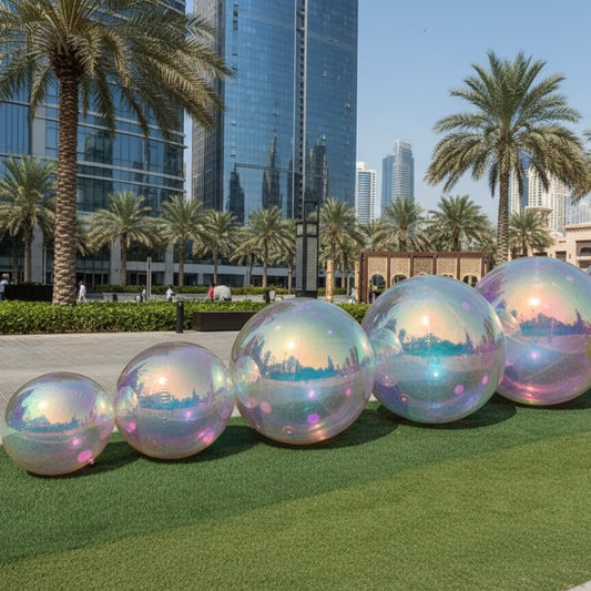 Presale Rainbow Giant Mirror baubles