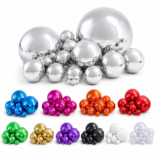 Preorder Giant Inflatable Commercial Mirror Baubles - Many sizes - Choose your color