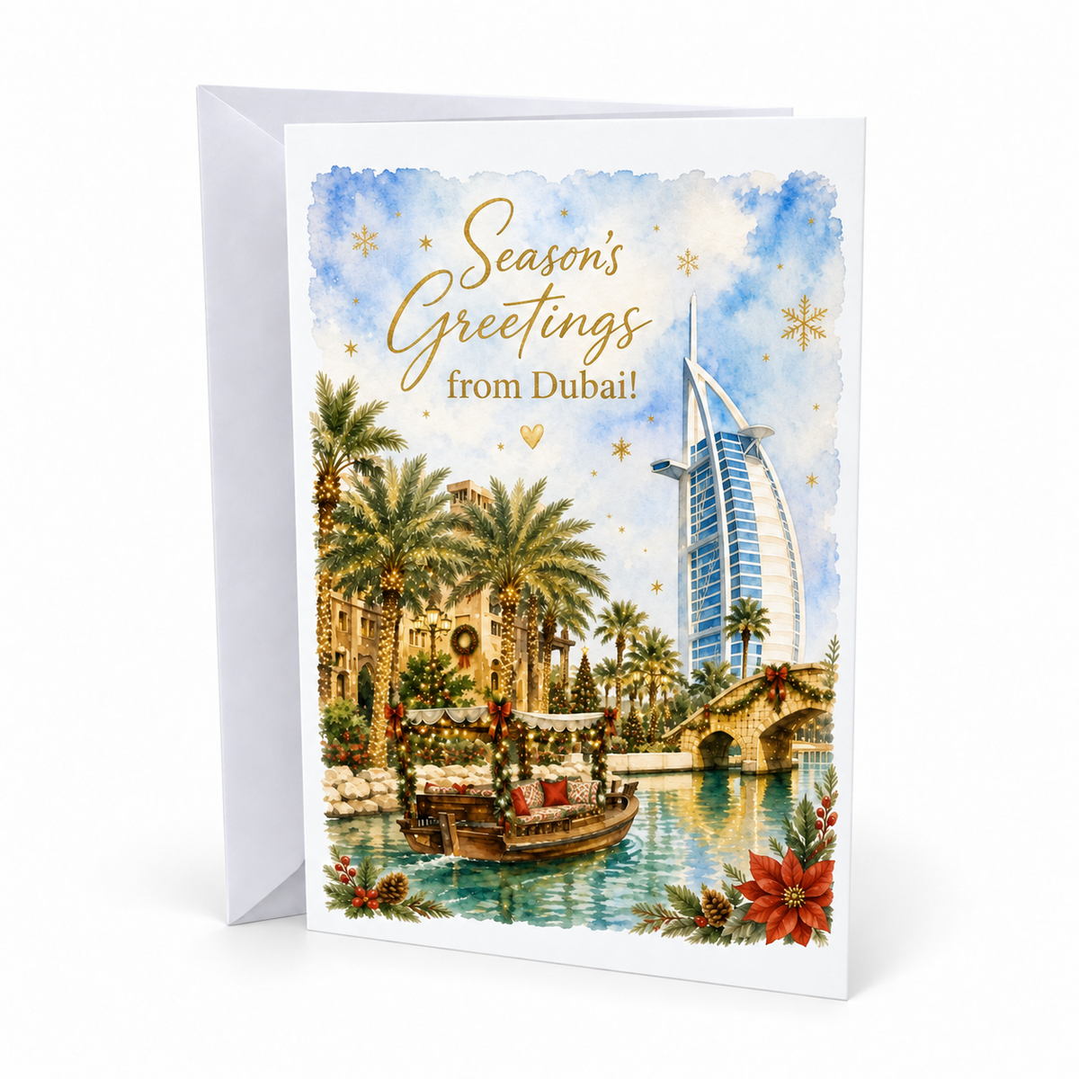 Dubai Madinat greeting card