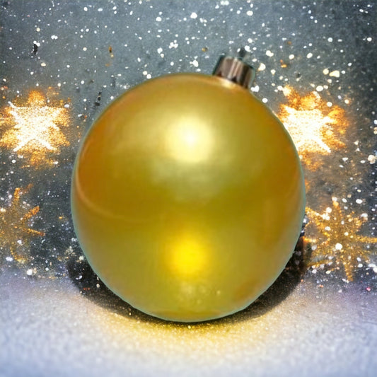 Giant Inflatable Bauble - Yellow Gold