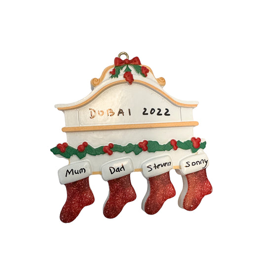 Personalised Christmas Ornaments -   stockings