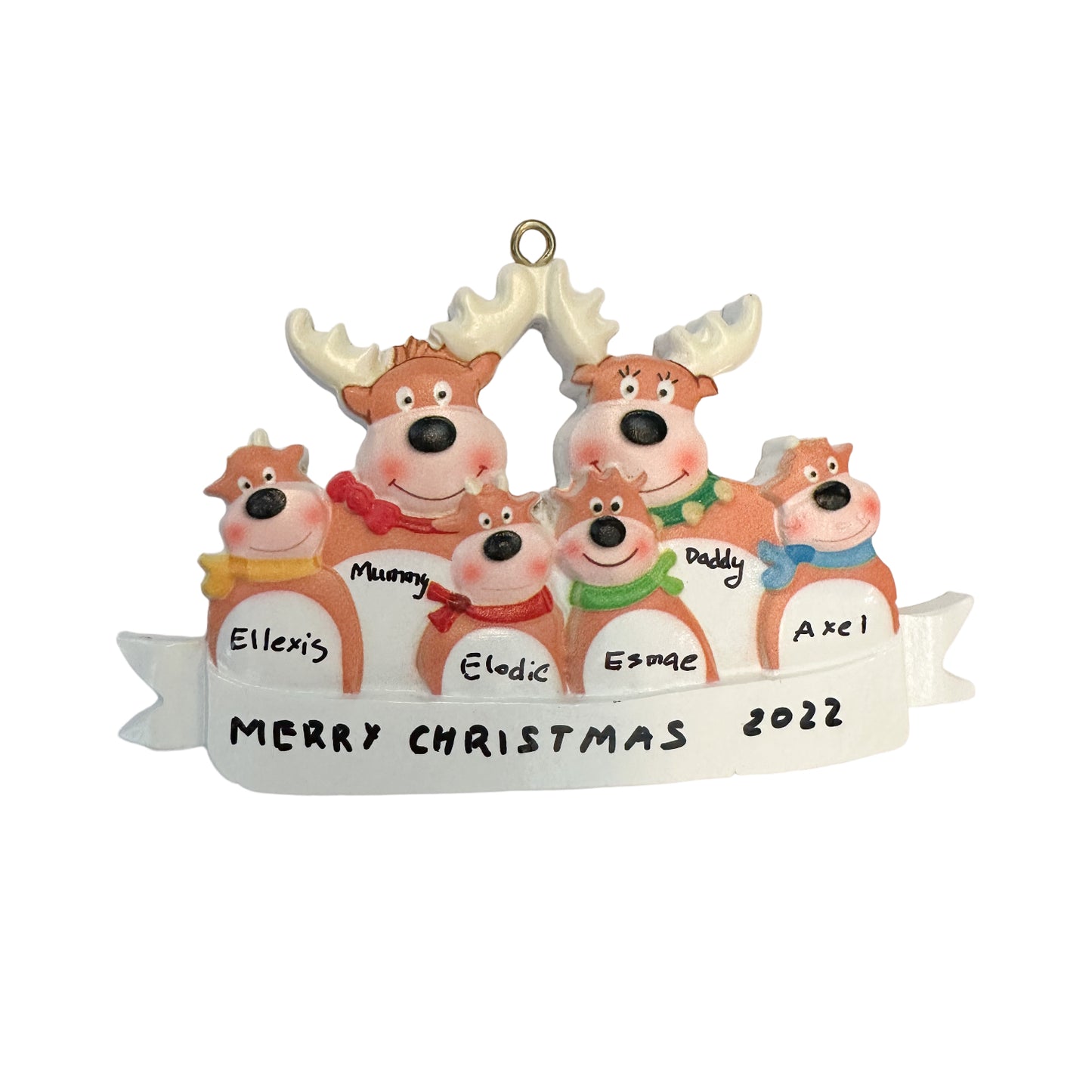 Personalised Christmas Ornaments - Deers