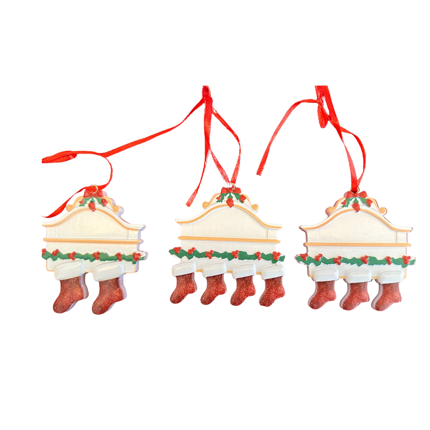 Personalised Christmas Ornaments -   stockings