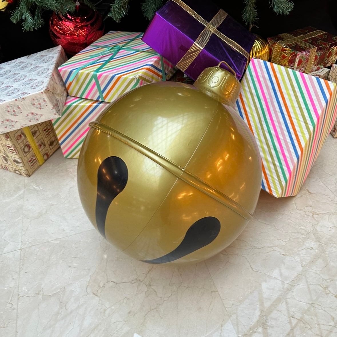 Inflated Bell Giant Inflatable Jingle Bell - Gold – UAE Christmas Store